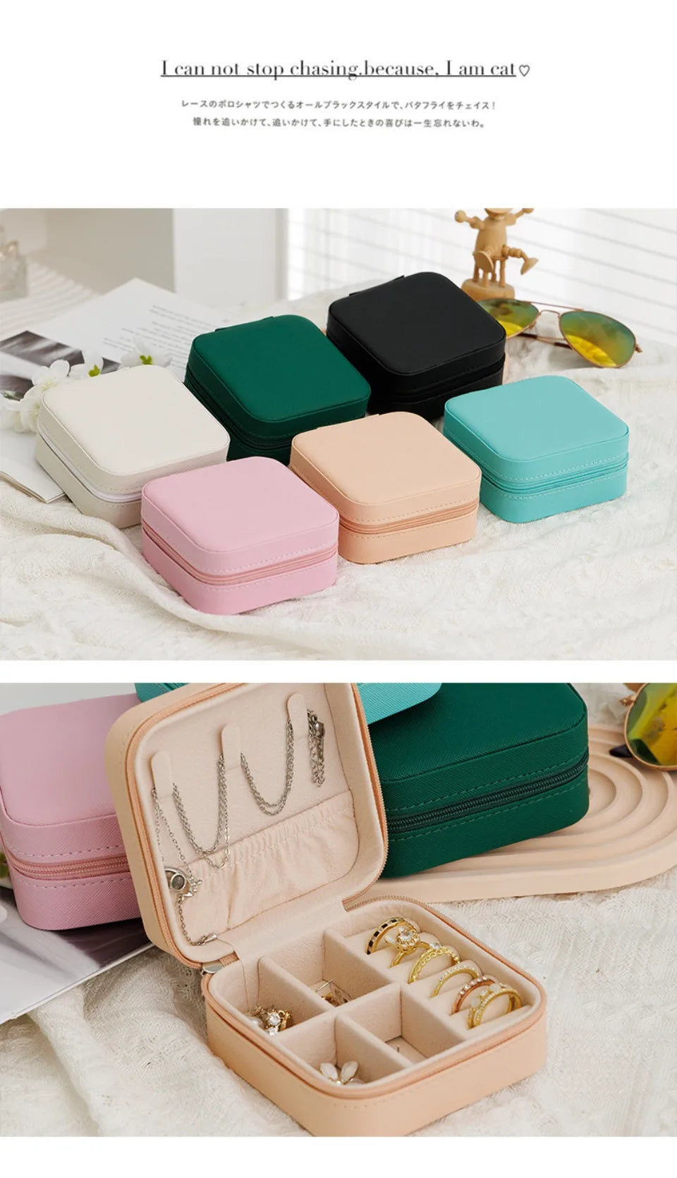 VelvetNest Travel Jewelry Case