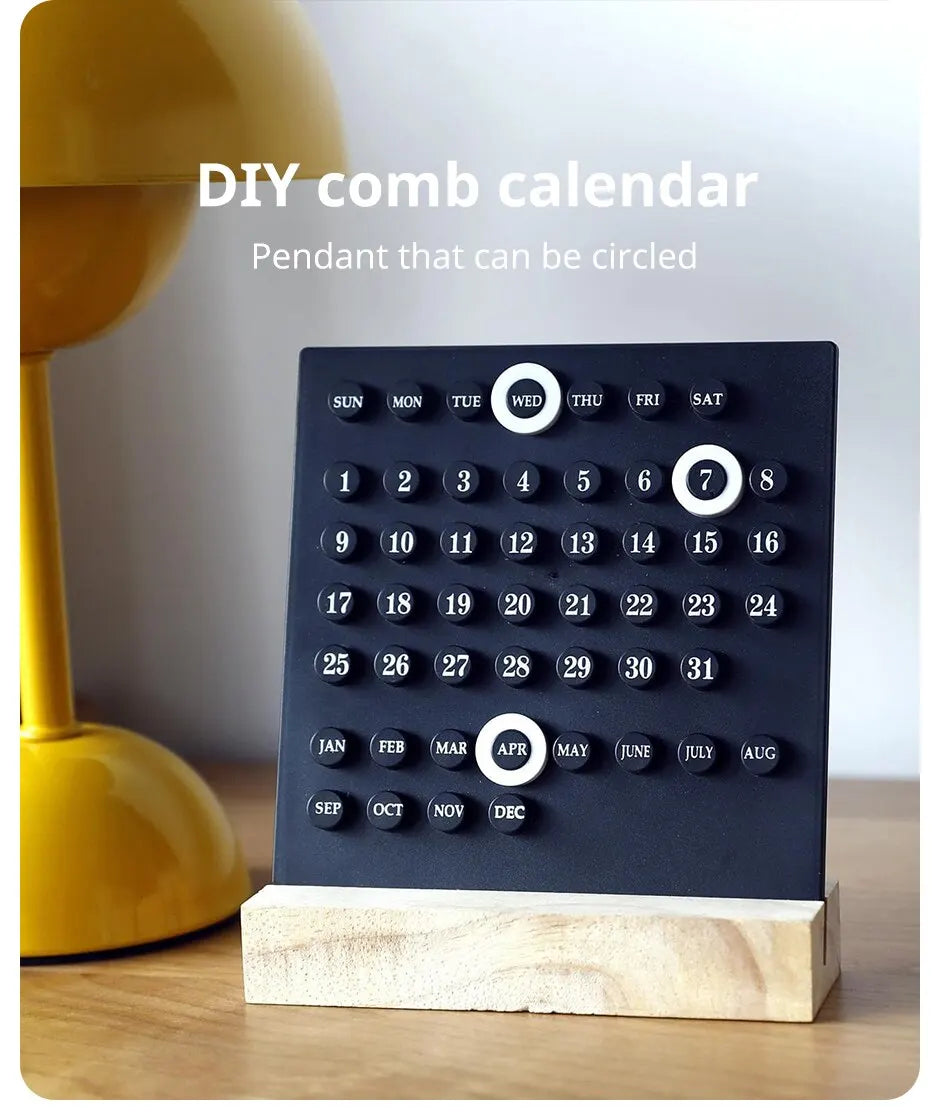 WoodMark Perpetual Desk Calendar