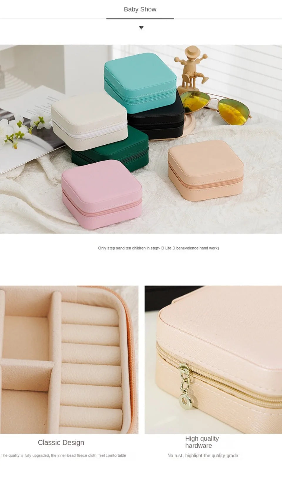 VelvetNest Travel Jewelry Case