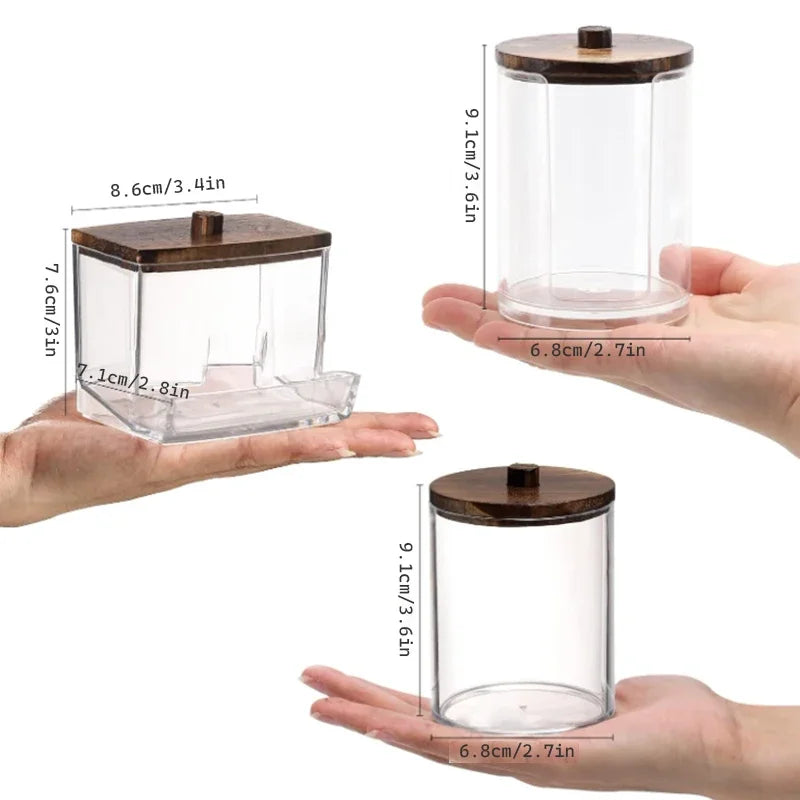 ClearForm Bathroom Jar Set