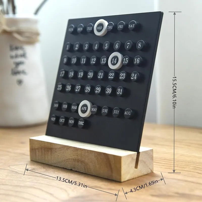WoodMark Perpetual Desk Calendar
