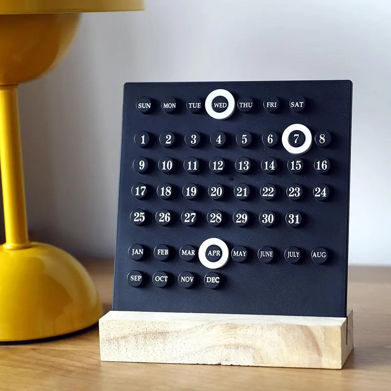 WoodMark Perpetual Desk Calendar