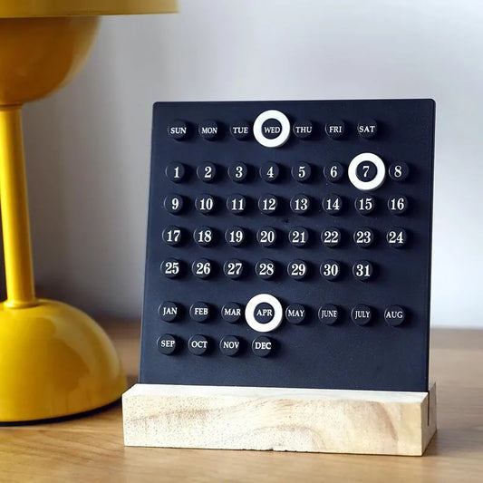 WoodMark Perpetual Desk Calendar