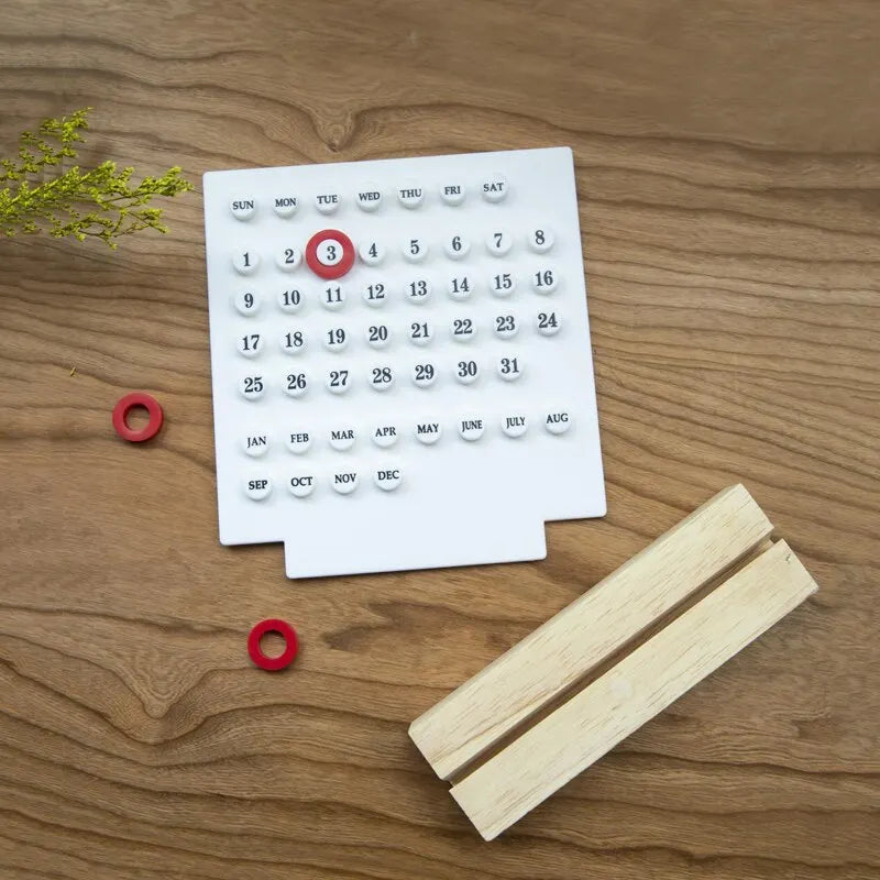 WoodMark Perpetual Desk Calendar