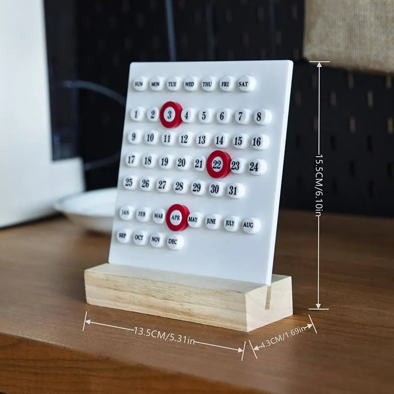 WoodMark Perpetual Desk Calendar